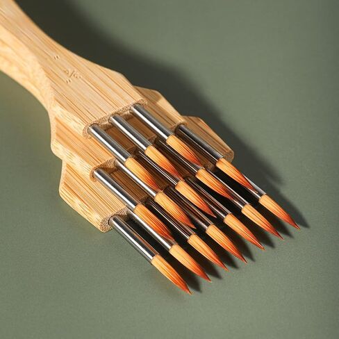 Wide Mop Brush Set for Watercolor and Acrylic Surikomi Style Pro in Kuwait