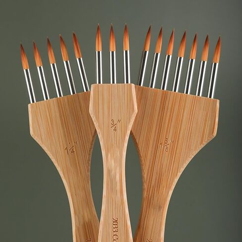 Wide Mop Brush Set for Watercolor and Acrylic Surikomi Style Pro in Kuwait