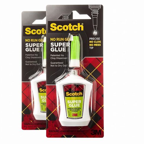 Scotch Super Glue Gel in Precision Applicator, .14 Ounces (AD125) in Saudi Arabia