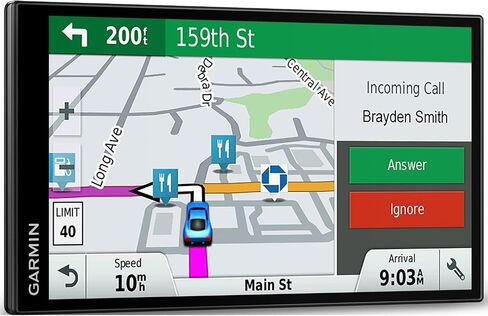 Garmin DriveSmart 61 NA LMT-S with Lifetime Maps/Traffic, Live Parking, Bluetooth,WiFi, Smart Notifications, Voice Activation, Driver Alerts, TripAdvisor, Foursquare in Kuwait