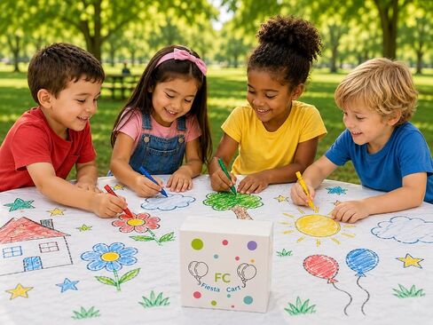 Bulk Crayon Packs for Kids, 100 Count – 25 Individually Wrapped Packs of 4 Non-Toxic Crayons for Party Favors, Restaurants, Classrooms & Goodie Bags in Kuwait