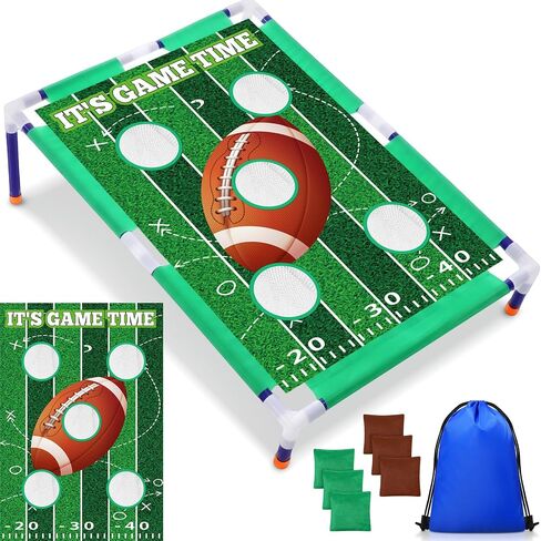 Gemscream Football Bean Bag Toss Game with 6 Bean Bags in Saudi Arabia