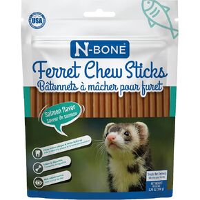 N-Bone Ferret Chew Sticks, Chicken Flavor, Natural Chew Treats for Ferrets, Delicious Everyday Snack Treats & Training Rewards, Made in USA, 3.74 oz in Kuwait