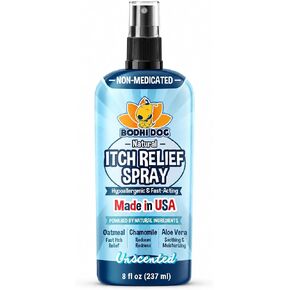 Bodhi Dog Sunscreen SPF 30+ Moisturizing Pet Sun Spray - Safe for Dogs, Cats & Horses - Natural Protection for Skin, Coat, Nose, Ears - Made in USA (8 Fl Oz) in Kuwait