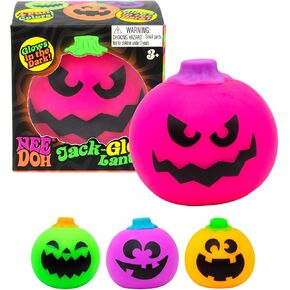 Schylling Needohween Jack Glow Lantern - Glow in The Dark Pumpkin Faces Assorted in Kuwait