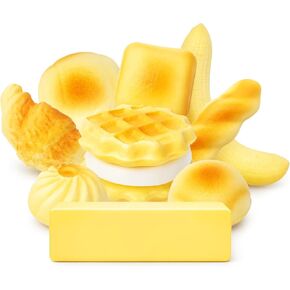 Recheel Butter Squishy Toys, 9 Pack Slow Rising Food Squishies Set in Kuwait