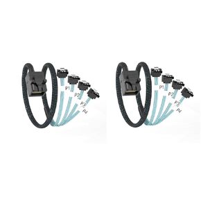6G داخلي صغير SAS 36pin SFF-8087 ذكر إلى 4X SATA 7pin أنثى كابل مروحة، 0.5 متر (1.6 قدم) in Kuwait