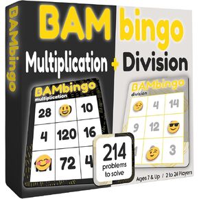 BAMBingo Multiplication and Division Facts Bingo Game in Saudi Arabia