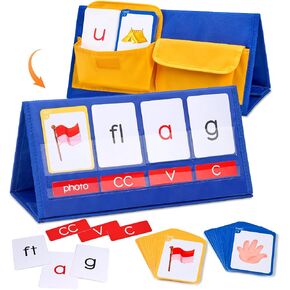 Gamenote CVC Word Builder Pocket Chart, Phonics Cards for Kindergarten in Kuwait