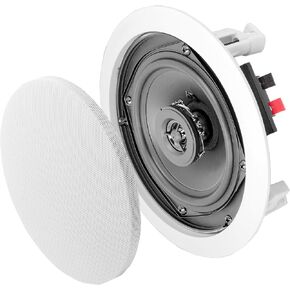 OSD 5.25" In Ceiling Stereo Speaker Pair 100W 2-Way, Pivoting Tweeter, Paintable Grille ICE520 in Saudi Arabia