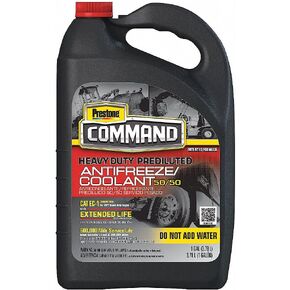 Prestone Command Nitrited Extended Life (ELC) Antifreeze and Coolant, Prediluted, 1 Gallon, Pack of 6 in Saudi Arabia