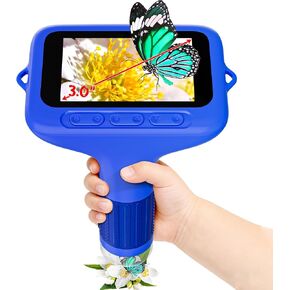 SKYBASIC Digital Microscope for Kids, 2" Screen 1000X Handheld Microscope HD Pocket Portable Microscopes Camera, Science Edu Fun Birthday Gifts Toys for Ages 4-12 Children Students Boys Girls -Yellow in Kuwait