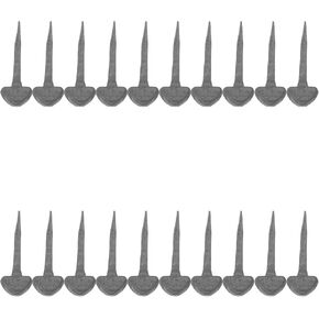 HEALLILY Iron Horseshoe Nails, 40pcs Hoof Fasteners Tapered Inch in Kuwait