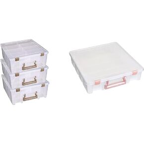 ArtBin Super Satchel Double Deep with Dividers and Semi Satchel with Dividers | Art & Craft Storage in Saudi Arabia