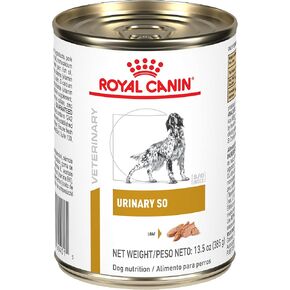 ROYAL CANIN Veterinary Diet Canine Urinary SO Adult Loaf in Sauce Dog Food, 13.5 oz (Pack of 24) in Kuwait