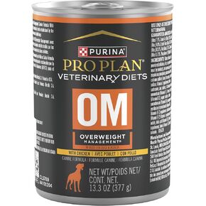 Purina Pro Plan Veterinary Diets OM Wet Dog Food, (12) 13.3 oz Cans in Kuwait
