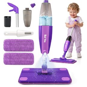 BLF FUN Kids Spray Mop Toys, Kid Cleaning Toy Sets with Real Water Sprayer in Saudi Arabia