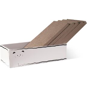 Oval Sturdy Cat Scratching Cardboard Pad Breathable Cat Scratch Pad, Cat Scratching Cardboard for Indoor Cats, Furniture Protecter in Saudi Arabia