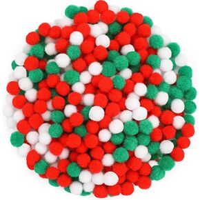 Veroave Fall Pom Poms, 1200 PCS Autumn Thanksgiving Pom Poms for Crafts in Kuwait