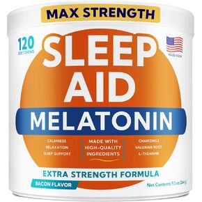 Dog Sleep Aid Melatonin Pills 6mg, Extra Strength 6mg Calming Aid in Kuwait