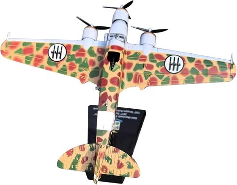 1/144 Scale WWII Italy Savoia-Marchetti SM.79 Sparviero Bomber Model Alloy Model Diecast Plane Toy for Collection in Kuwait