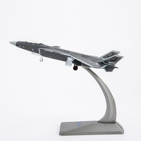 1/144 Scale Chinese Air Force Chengdu J-20 Fire Fang Fighter Model Alloy Model Diecast Plane for Collection in Kuwait