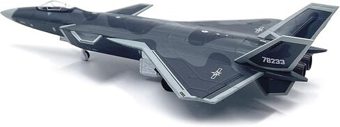 1/144 Scale Chinese Air Force Chengdu J-20 Fire Fang Fighter Model Alloy Model Diecast Plane for Collection in Kuwait