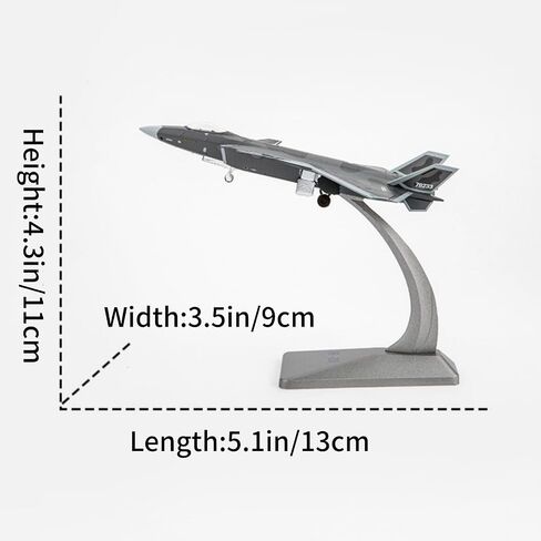 1/144 Scale Chinese Air Force Chengdu J-20 Fire Fang Fighter Model Alloy Model Diecast Plane for Collection in Kuwait