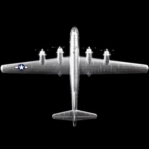 MOUDOAUER 1/144 Scale WWII US Air Force B-29 Superfortress Bomber Alloy Model Plane Model for Collection in Kuwait