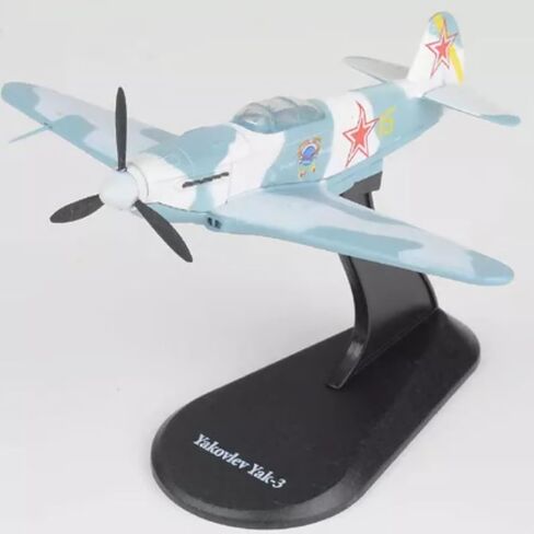 Alloy WWII Yak-3 Fighter Aircraft Fighter Model 1:72 Scale, Alloy Aircraft Model for Collection Displaying in Saudi Arabia