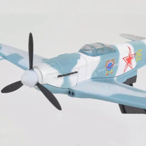Alloy WWII Yak-3 Fighter Aircraft Fighter Model 1:72 Scale, Alloy Aircraft Model for Collection Displaying in Saudi Arabia