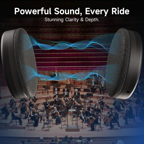Motorcycle Bluetooth 5.2 Headphones Outdoor Helmet Earphone Bluetooth Stereo Music and Voice Microphone Soft Cable Earphone Motorcycle Helmet Headset Universal Helmet Audio System in Kuwait