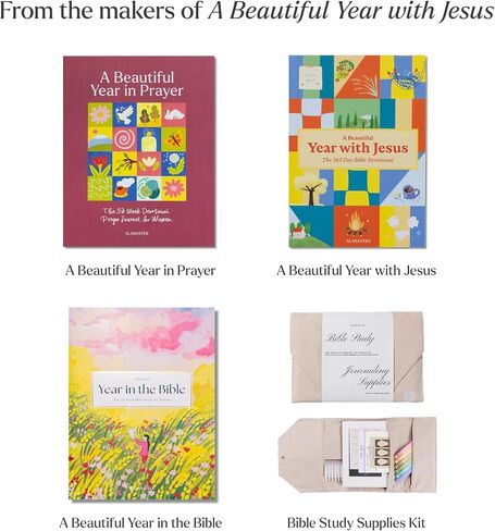 ALABASTER A Beautiful Year in Prayer - 52 Week Guided Prayer Journal for Women | Weekly Devotional with Scripture & Daily Prompts | Soft Cover Edition | Christian Gift for Her in Kuwait