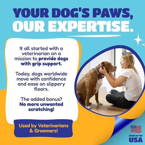 "Soft Claws Nail Caps for Dogs with Non-Slip Design Made in USA - 40 Dog Nail Covers for Long-Lasting Protection of Floors and Furniture - Pink, X-Large" in Kuwait