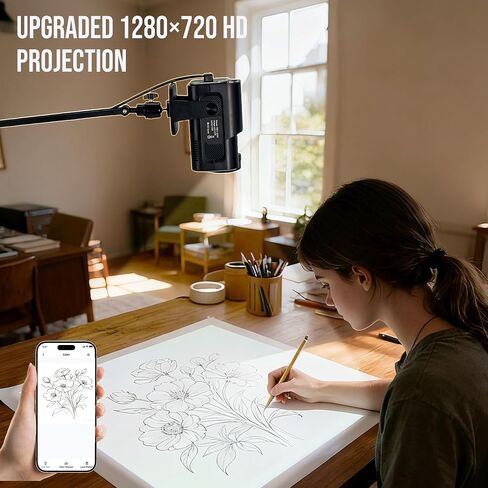 HI-REEKE Art Projector for Tracing and Drawing with Adjustable Stand in Saudi Arabia