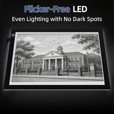 A4 Tracing Light Box, LED Board Adjustable Brightness Light Pad in Saudi Arabia
