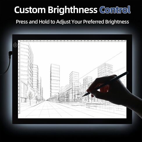 A4 Tracing Light Box, LED Board Adjustable Brightness Light Pad in Saudi Arabia