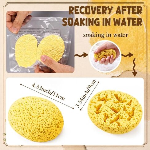 Patelai 2 Pcs Orange Peel Wall Texture Sponge, Wall Patch Sponge (11*9*5cm) in Kuwait