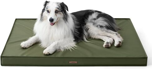 Lesure Waterproof Dog Bed for Medium Dogs - Outdoor Dog Bed with Oxford Fabric Surface, Medium Egg Orthopedic Foam Pet Bed with Removable and Durable Cover, Machine Washable in Kuwait