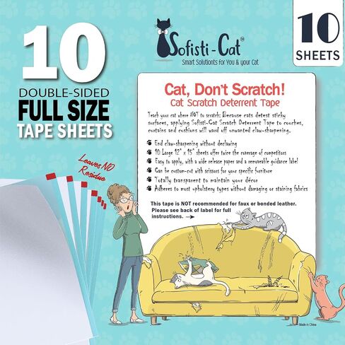Sofisti-Cat Scratch Deterrent Tape - 2.5" x15y with Splittable Release Paper (Revised) in Kuwait