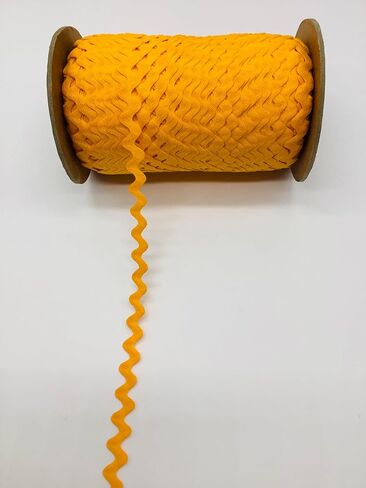 Tan 9/16" (14 mm) 100% Cotton RIC Rac – 25 Yards – Colorfast Sewing Trim for Clothing, Quilting, Home Décor & DIY Crafts | Vintage Cotton in Saudi Arabia