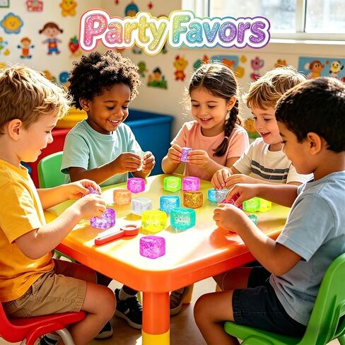 Jofan 12 Pack Squishy Stress Cube Stress Balls Sensory Fidget Toys for Adults Kids Stress Relief Party Favors Birthday Gifts in Kuwait