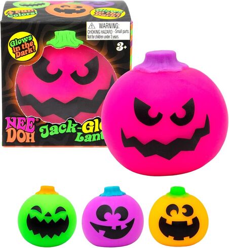 Schylling Needohween Jack Glow Lantern - Glow in The Dark Pumpkin Faces Assorted in Kuwait