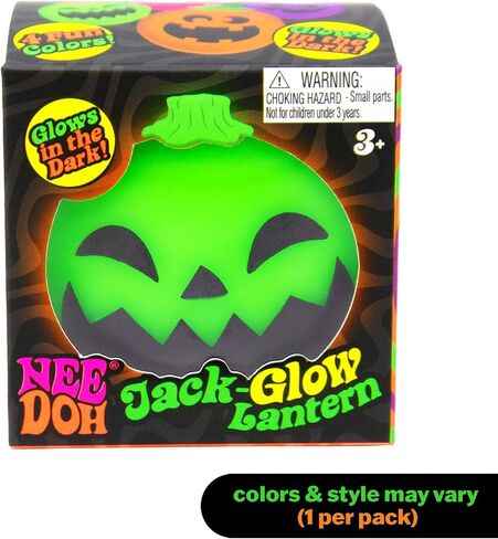 Schylling Needohween Jack Glow Lantern - Glow in The Dark Pumpkin Faces Assorted in Kuwait