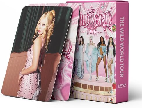 Katseye The Wild World Tour Lomo Card Set Exclusive Tour Collectible Merchandise for KATSEYE Fans in Saudi Arabia