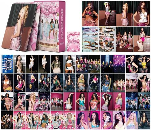 Katseye The Wild World Tour Lomo Card Set Exclusive Tour Collectible Merchandise for KATSEYE Fans in Saudi Arabia