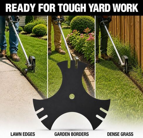 3Pc 781-0748 9" Edger Blades for Craftsman 247.796560, 5/8" Hole in Kuwait