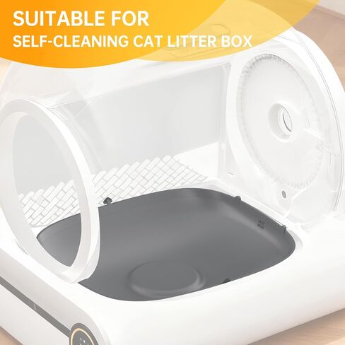 Silicone Cat Litter Mat Accessory Part, Waterproof Cat Litter Pad Replacement Part for Easy Cleaning of Automatic Self Cleaning Litter Boxes in Saudi Arabia
