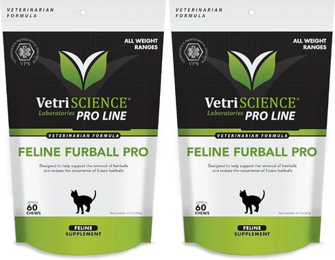VetriScience Hairball Control for Cats, Chicken Flavor, 60 Chews in Kuwait