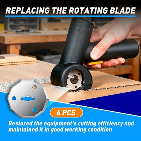6PCS Replacement Rotary Blades Compatible with Fanttik C10 Pro Power Shears in Saudi Arabia